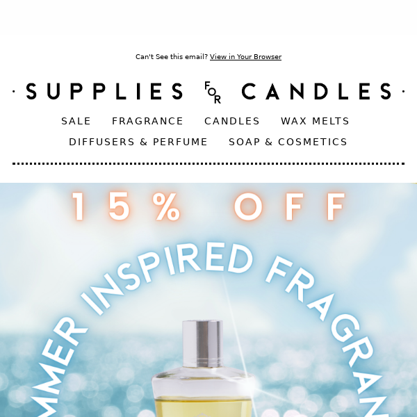 Summer Scents Sale: 15% OFF! ☀️ 👙 🌴