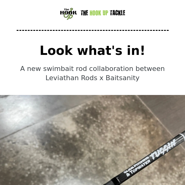 New swimbait rod collaboration from Leviathan and Baitsanity