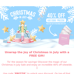 Warm up with Christmas in July! 🎅