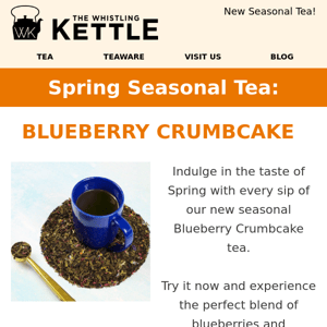 Limited-Time Delight: Blueberry Crumbcake Tea is HERE! 🫐🎂