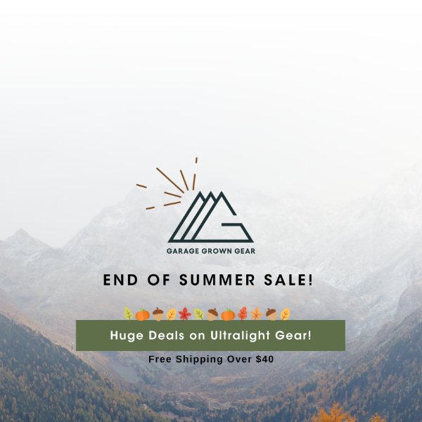 End of Summer Sale!! 🍁