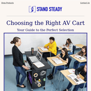 Which AV Cart is Right for You?