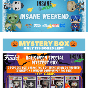 💥💥400+ Pop Collection Live! + SODA Dr. Fate Cases $64.88 in stock + Halloween Mystery Box!💥💥