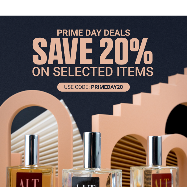 Buy with Prime: Get 20% OFF on selected fragrances