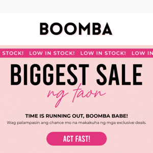 🎉I-Unlock ang Ultimate Black Friday Savings sa Boomba