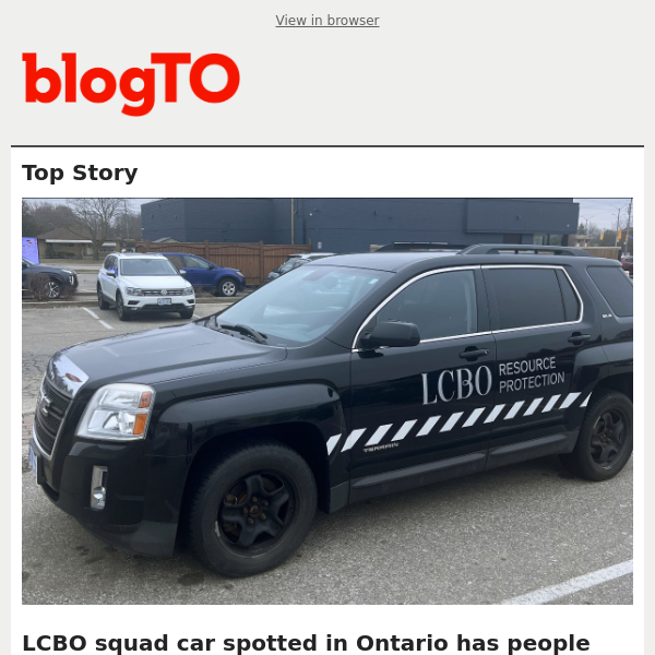 The latest from blogTO