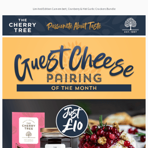Meet our Guest Cheese-Pairing Bundle! Plus get a free Chocolate Box when you spend £40!!!