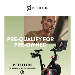 0% APR* on a Peloton Certified Refurbished Bike?