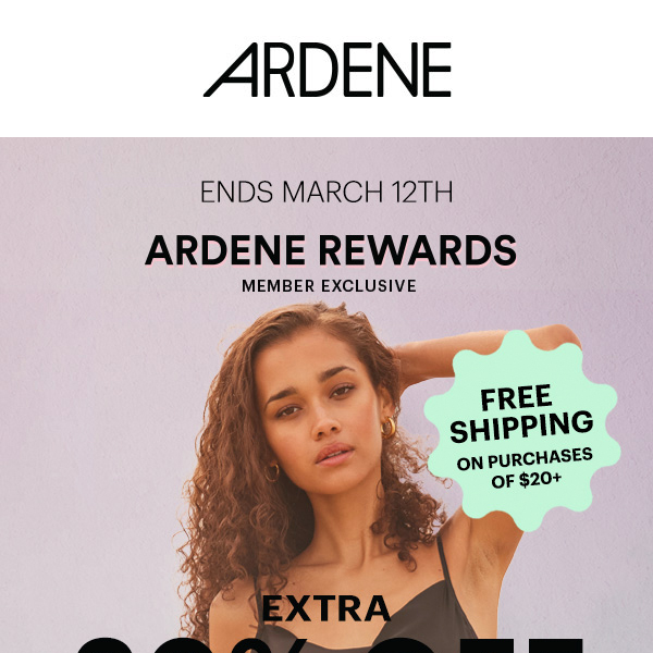 ardene.com: JOIN ARDENE REWARDS = EXTRA 20% OFF ✨