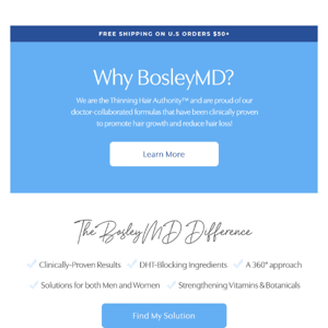 Discover the BosleyMD Difference