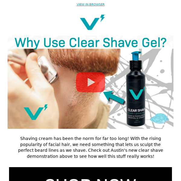 Why Use A Clear Shave Gel?