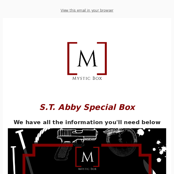 S.T. Abby Box Information 🖤