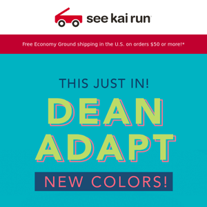 Just In! New Colors Dean Adapt