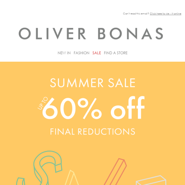 SALE final reductions | Going, going…