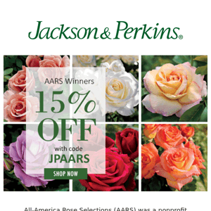 All-America Rose Selections 15% OFF this weekend only!