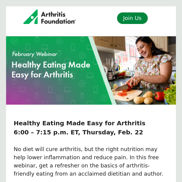 Simple tips to eat right for arthritis