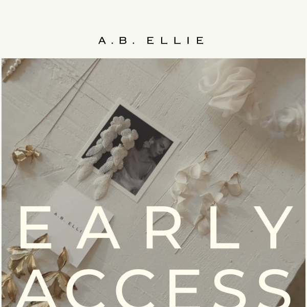 EARLY ACCESS starts now—