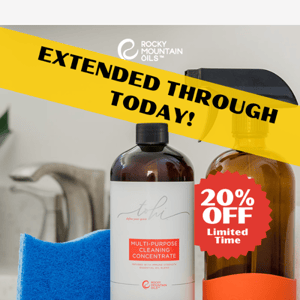 Extended Today! 20% OFF Multi-Purpose Cleaner