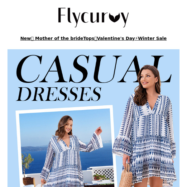 FlyCurvy, Casual dresses new arrived, find your style 😉