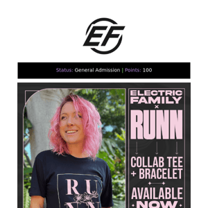 Brand new EF x RUNN merch has landed on the Superstore!