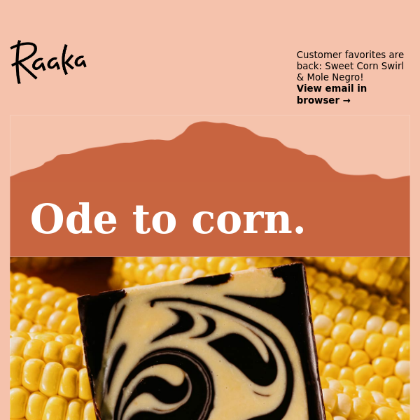 March First Nibs: Ode to Corn!🌽