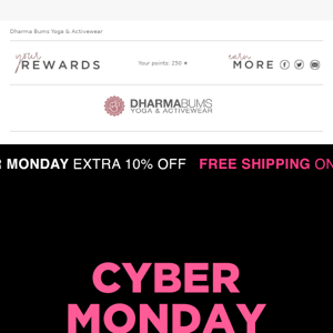 😍Cyber Monday is here! Extra 10% Off already reduced lines