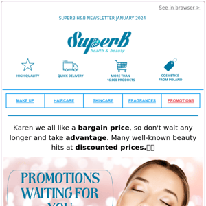 📣Superb Health & Beauty hurry up with your purchases before the promotions run out‼️