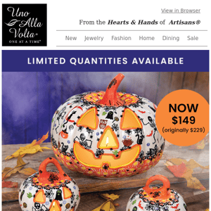 🎃 Top-Selling Polish Pottery Halloween Collection Now Even Better at Uno Alla Volta®