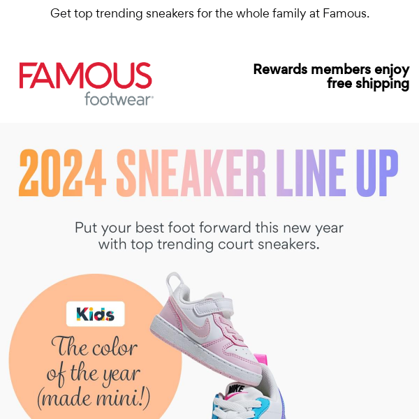 Must-have sneakers for the whole family