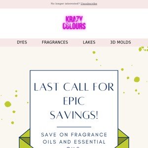 LAST CALL TO SAVE! 😍💸