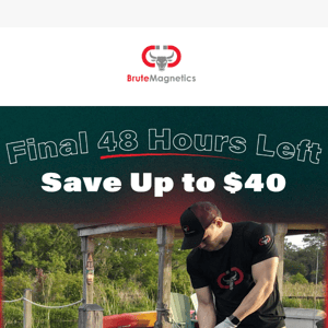 Final 48 Hours: Up to $40 OFF ‼️