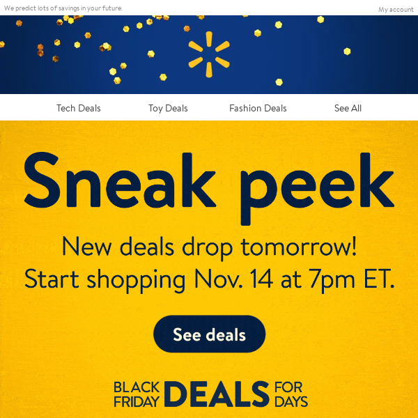 Sneak peek: new deals land tomorrow 👀