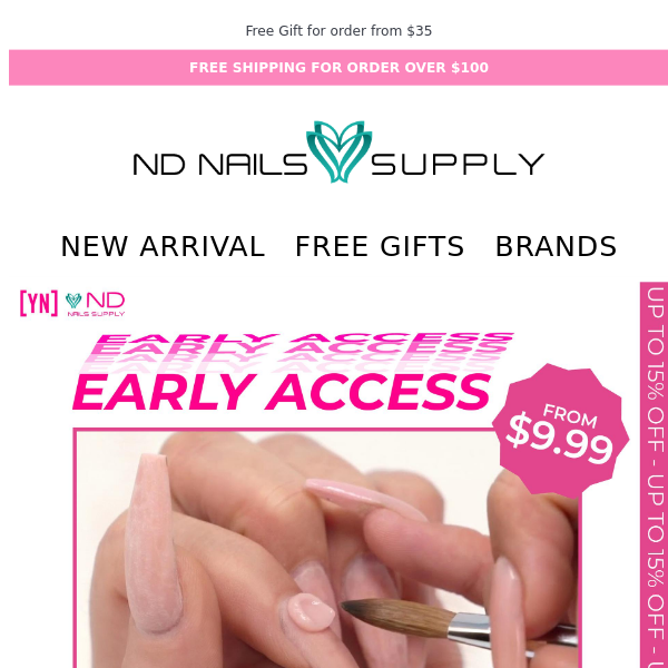 Up to 15% OFF! NEW from Young Nails 💅