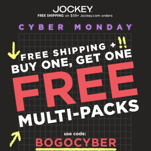 LAST CHANCE: BOGO FREE Multi-Packs + FREE shipping