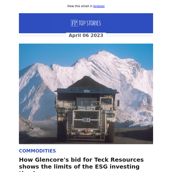 glencore investment thesis