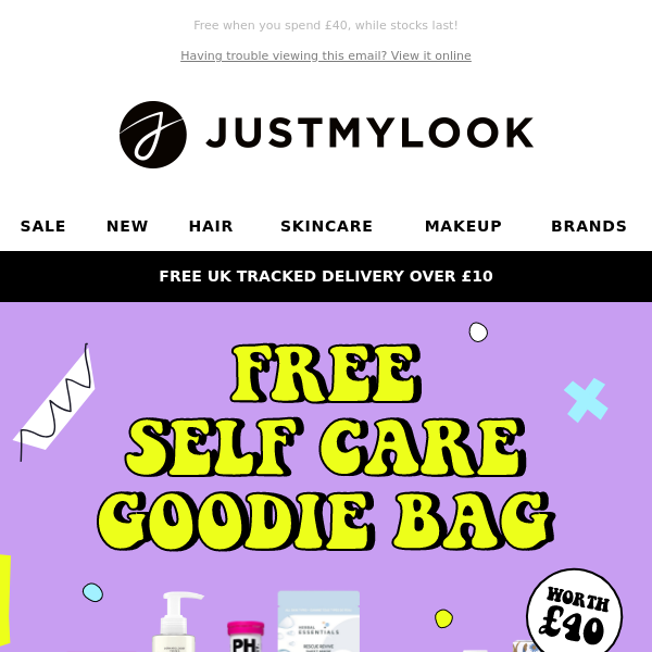 FREE Selfcare Goodie Bag (worth £40) ✨