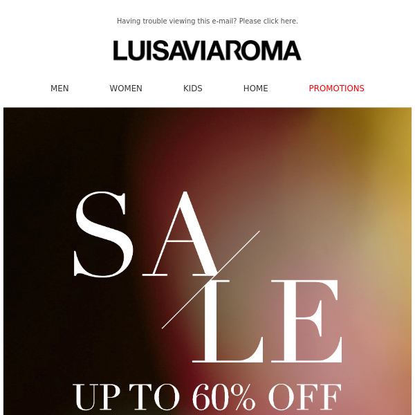 Seasonal Sale: Up to 60% off