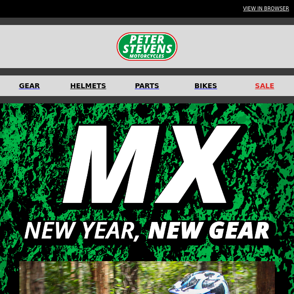 MX GEAR FOR THE NEW YEAR - SHOP NOW