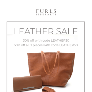 Our BIGGEST Leather Sale is BACK!