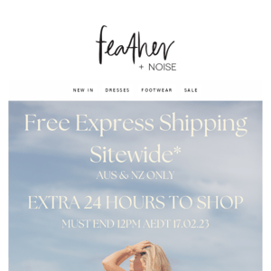 Free Express Shipping* Extended 📮