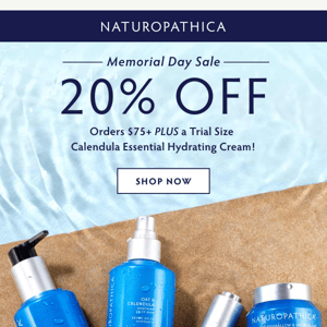 20% Off Sitewide!