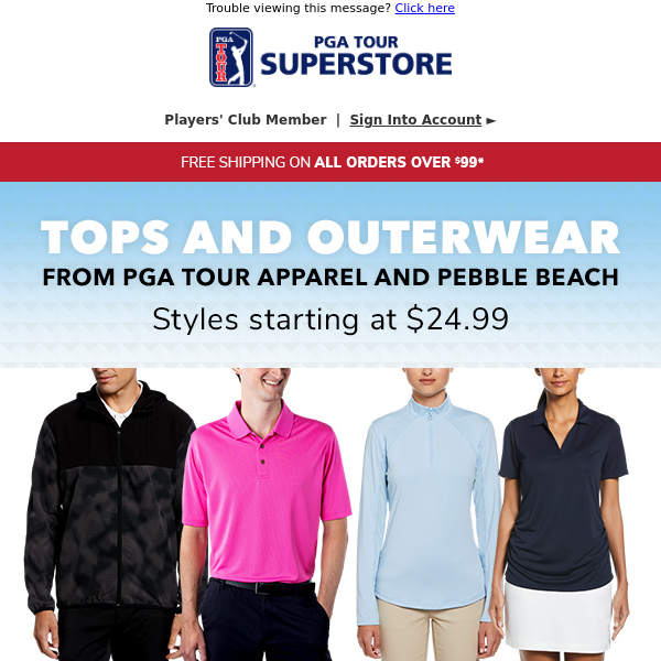 Tops And Outerwear Starting at $24.99