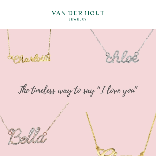 Uniquely Yours: Name Necklaces to Cherish
