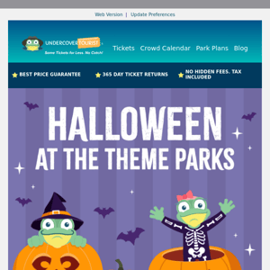 Halloween Has Arrived at the Theme Parks!