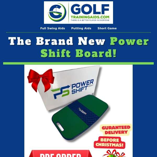 Learn more bout the new Power Shift Board! 🏌️‍♂️
