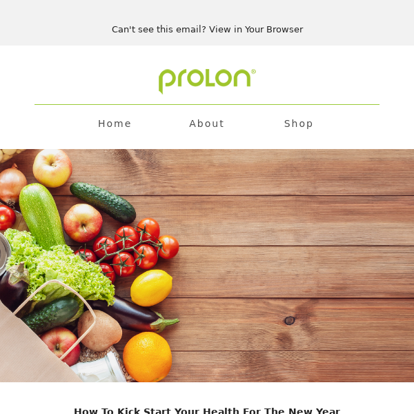 How To Kick Start Your Health For The New Year 💚 | Book Your ProLon Consultation