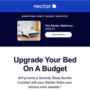 Sleep on your Nectar for 365 nights, risk-free