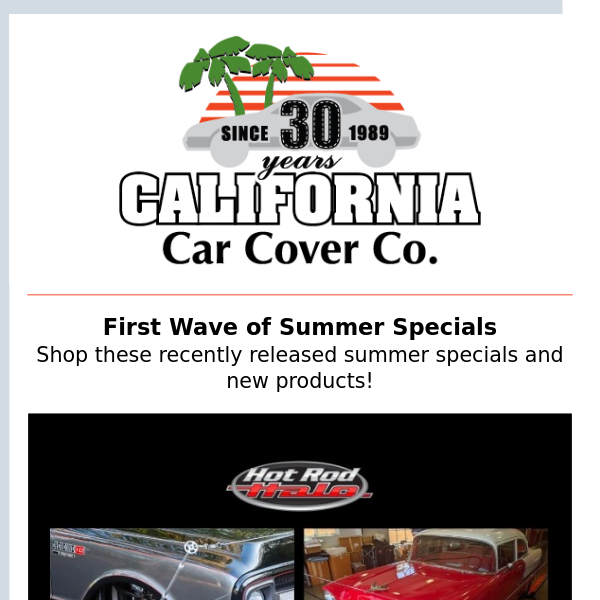 First Wave of Summer Specials
