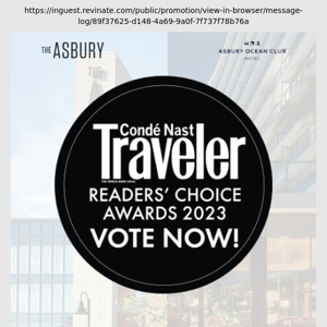 Polls CLOSE June 30th for Condé Nast Traveler's 2023 Readers Choice Awards!