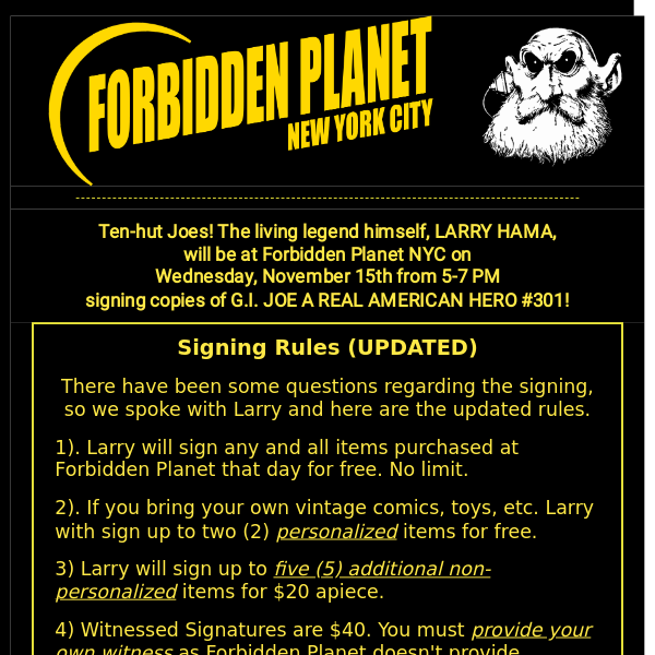 Forbidden Planet - New York